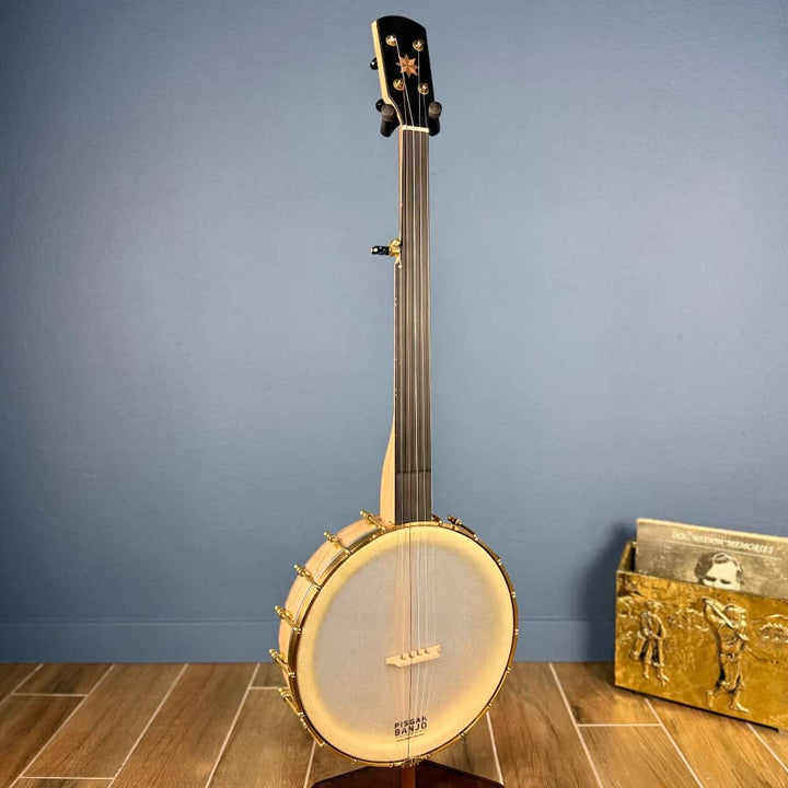 Pisgah 12" Fretless Cherry Dobson Short Scale Pisgah 5 String Banjos