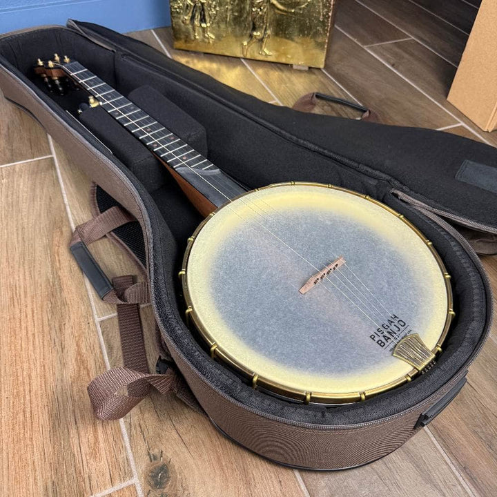 Pisgah 12" Rambler Special 5-String Banjo Walnut Neck with Copper Spun Pisgah 5 String Banjos