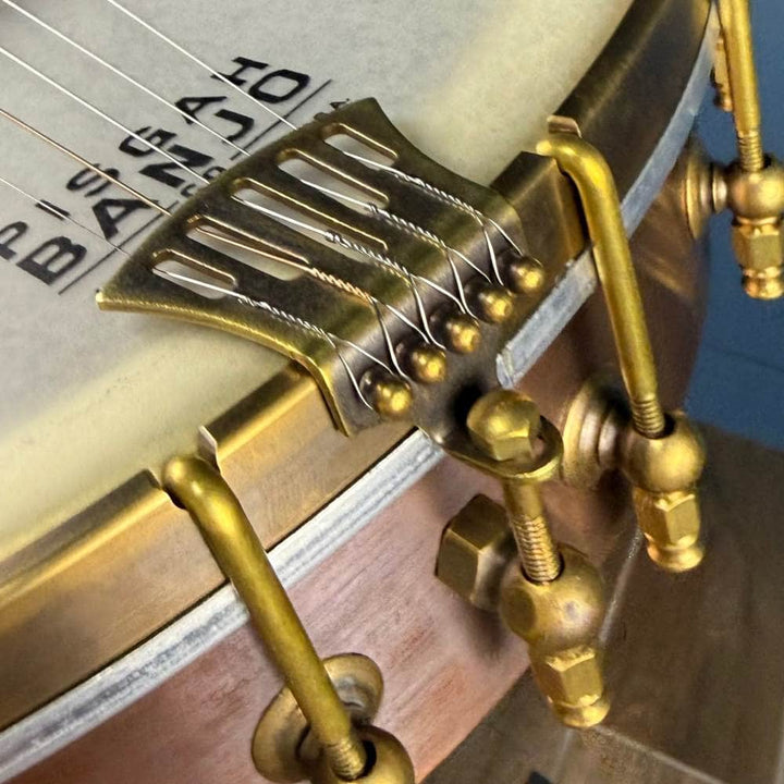 Pisgah 12" Rambler Special 5-String Banjo Walnut Neck with Copper Spun Pisgah 5 String Banjos