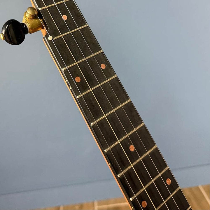 Pisgah 12" Rambler Special 5-String Banjo Walnut Neck with Copper Spun Pisgah 5 String Banjos