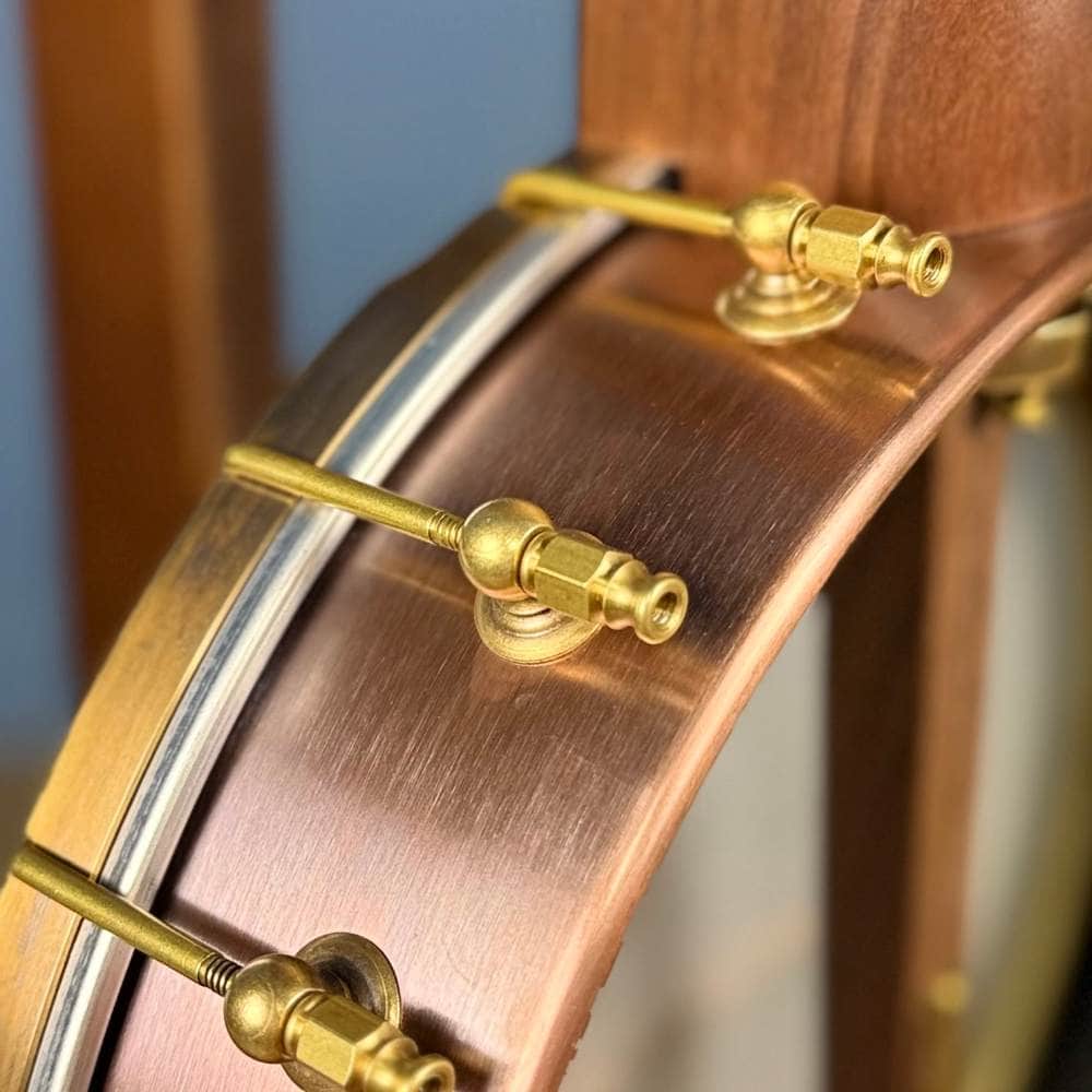 Pisgah 12" Rambler Special 5-String Banjo Walnut Neck with Copper Spun Pisgah 5 String Banjos