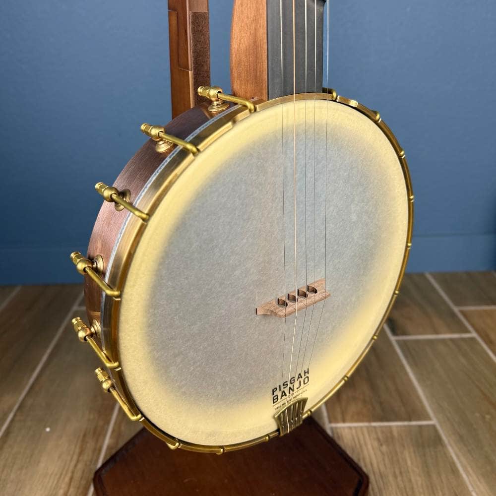 Pisgah 12" Rambler Special 5-String Banjo Walnut Neck with Copper Spun Pisgah 5 String Banjos