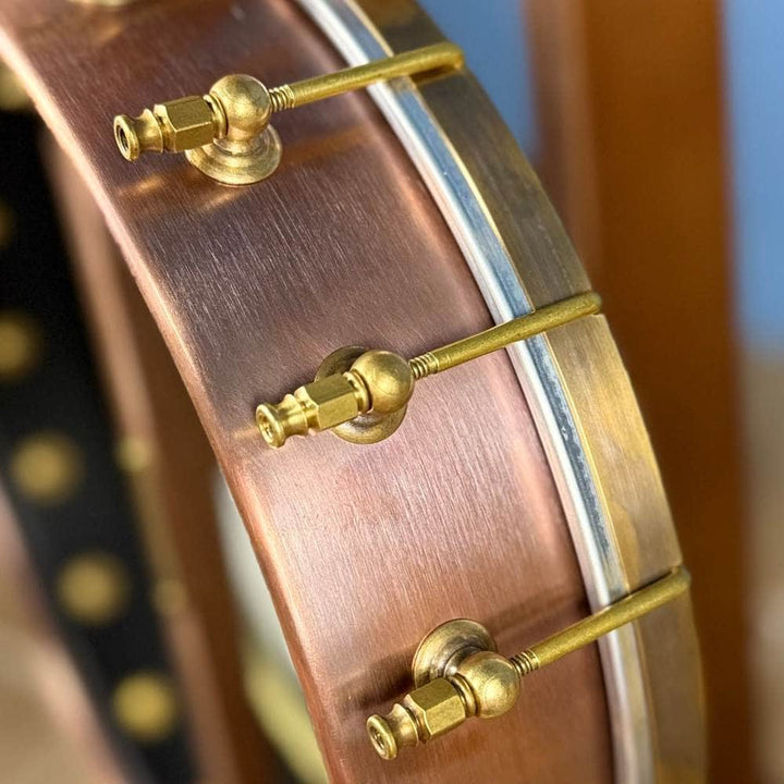 Pisgah 12" Rambler Special 5-String Banjo Walnut Neck with Copper Spun Pisgah 5 String Banjos