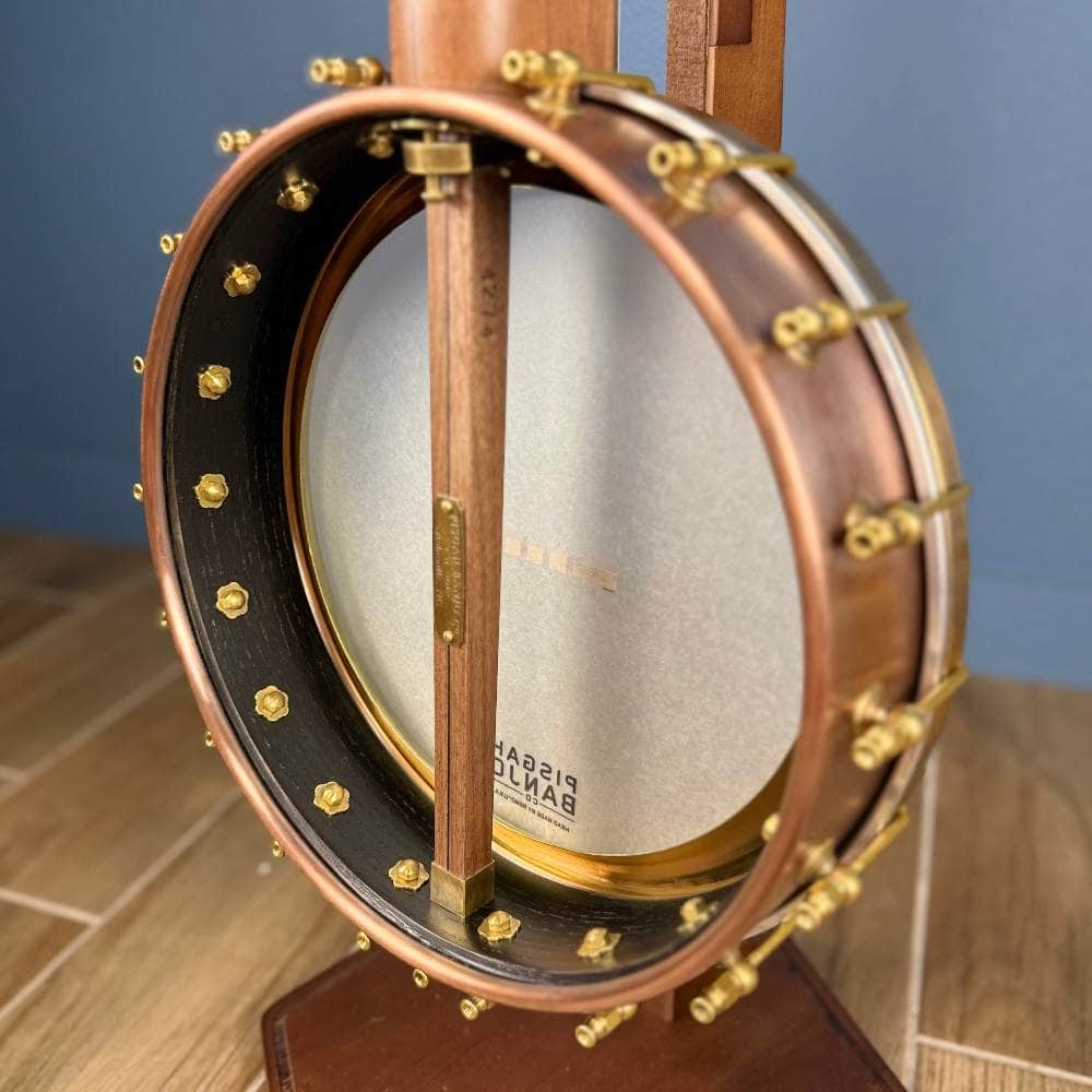 Pisgah 12" Rambler Special 5-String Banjo Walnut Neck with Copper Spun Pisgah 5 String Banjos