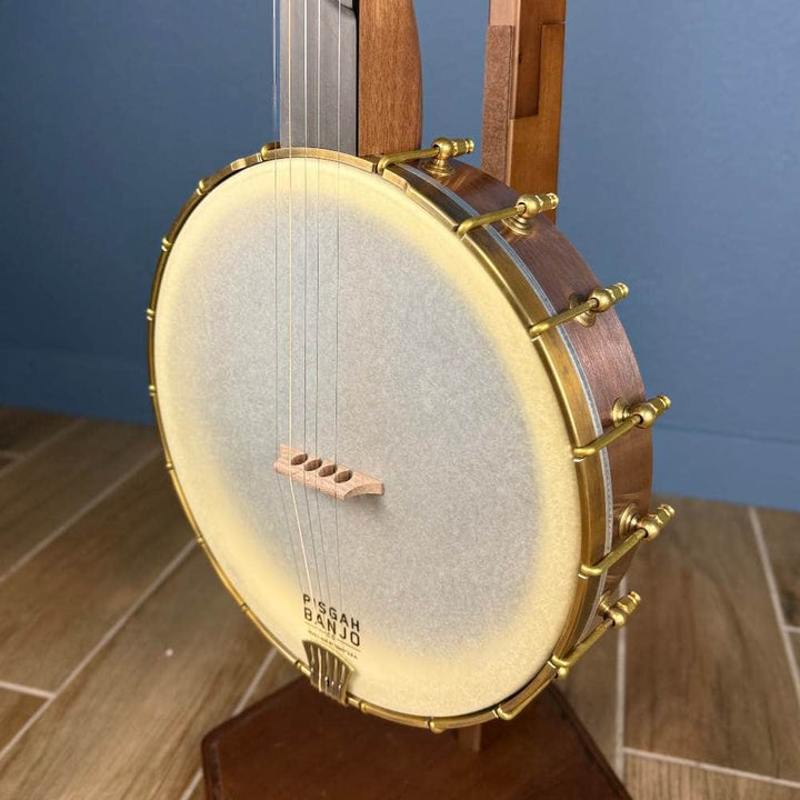 Pisgah 12" Rambler Special 5-String Banjo Walnut Neck with Copper Spun Pisgah 5 String Banjos