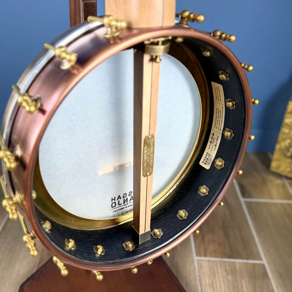 Pisgah A-Scale Cherry Rambler Special 5-String Banjo with 11" Copper Spun-Over Rim Pisgah 5 String Banjos