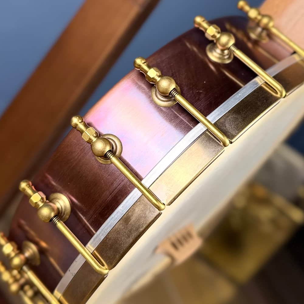 Pisgah A-Scale Cherry Rambler Special 5-String Banjo with 11" Copper Spun-Over Rim Pisgah 5 String Banjos