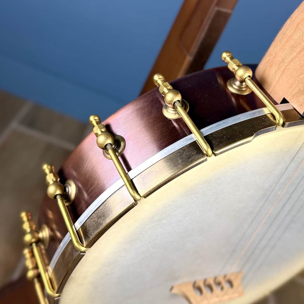 Pisgah A-Scale Cherry Rambler Special 5-String Banjo with 11" Copper Spun-Over Rim Pisgah 5 String Banjos