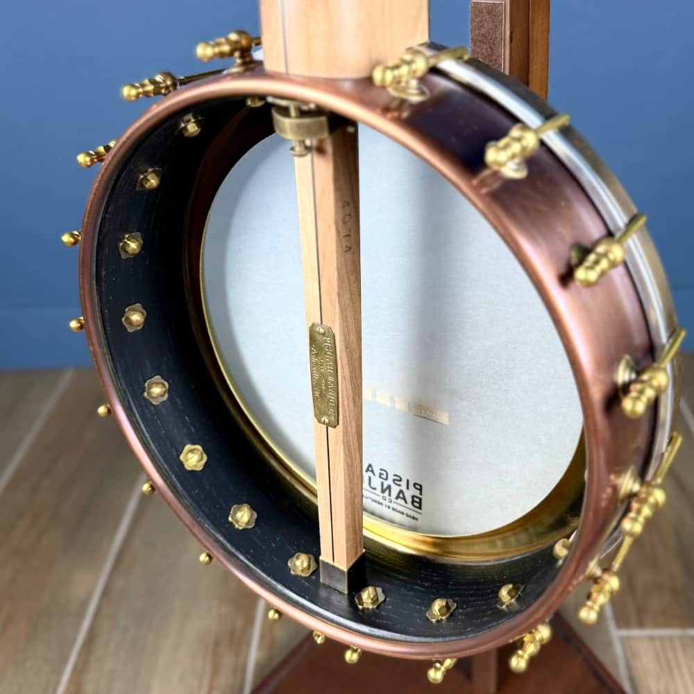 Pisgah A-Scale Cherry Rambler Special 5-String Banjo with 11" Copper Spun-Over Rim Pisgah 5 String Banjos