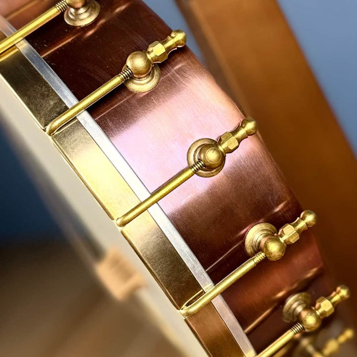 Pisgah A-Scale Cherry Rambler Special 5-String Banjo with 11" Copper Spun-Over Rim Pisgah 5 String Banjos