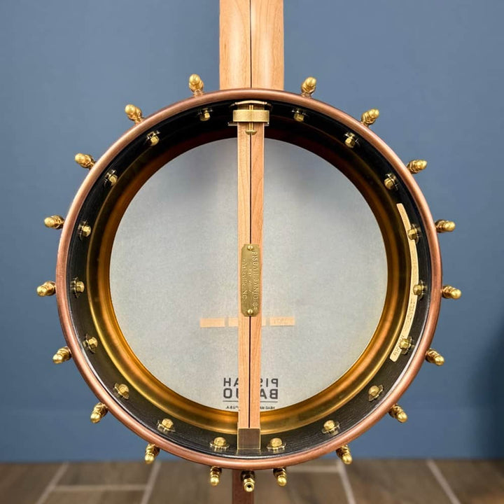 Pisgah A-Scale Cherry Rambler Special 5-String Banjo with 11" Copper Spun-Over Rim Pisgah 5 String Banjos