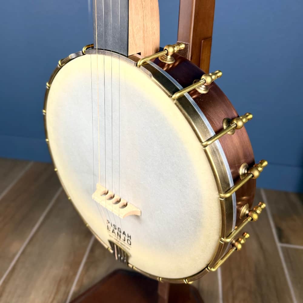 Pisgah A-Scale Cherry Rambler Special 5-String Banjo with 11" Copper Spun-Over Rim Pisgah 5 String Banjos