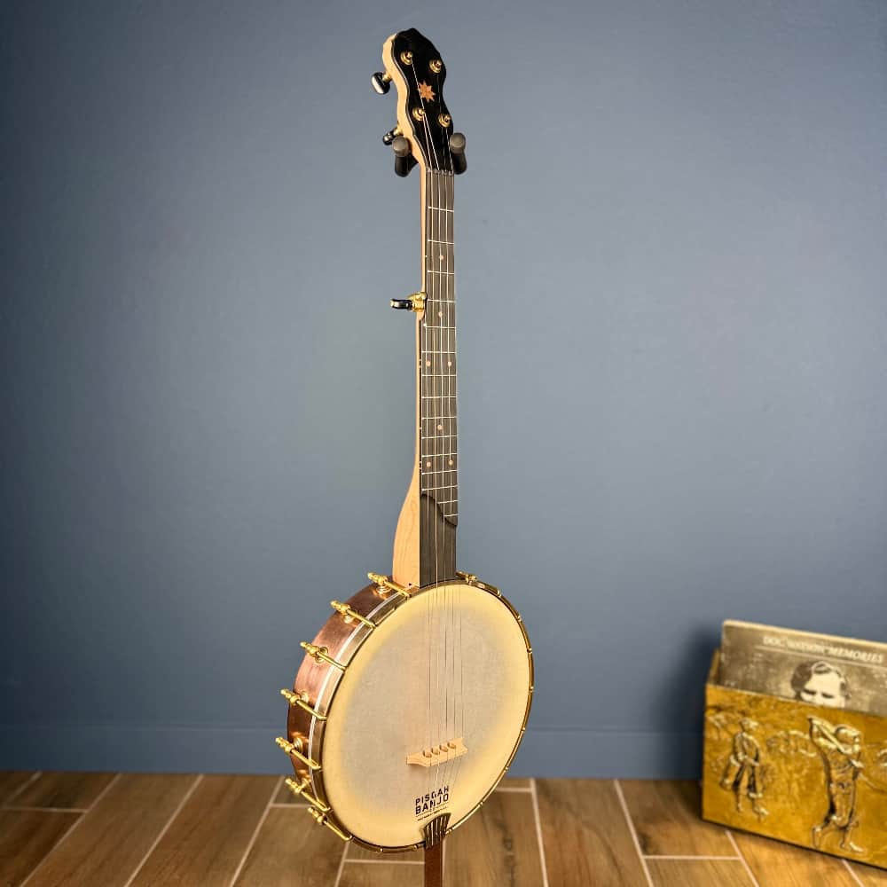 Pisgah A-Scale Cherry Rambler Special 5-String Banjo with 11" Copper Spun-Over Rim Pisgah 5 String Banjos