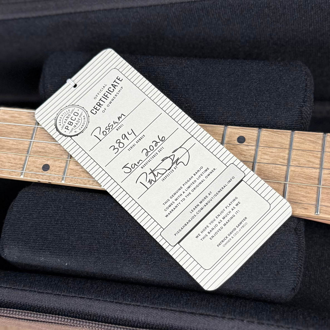 Pisgah Cherry Possum 5-String Banjo Pisgah 5 String Banjos