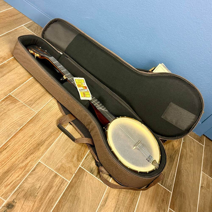 Pisgah Dobson Pro - 12" Curly Maple 5-String Openback S-Scoop Pisgah 5 String Banjos