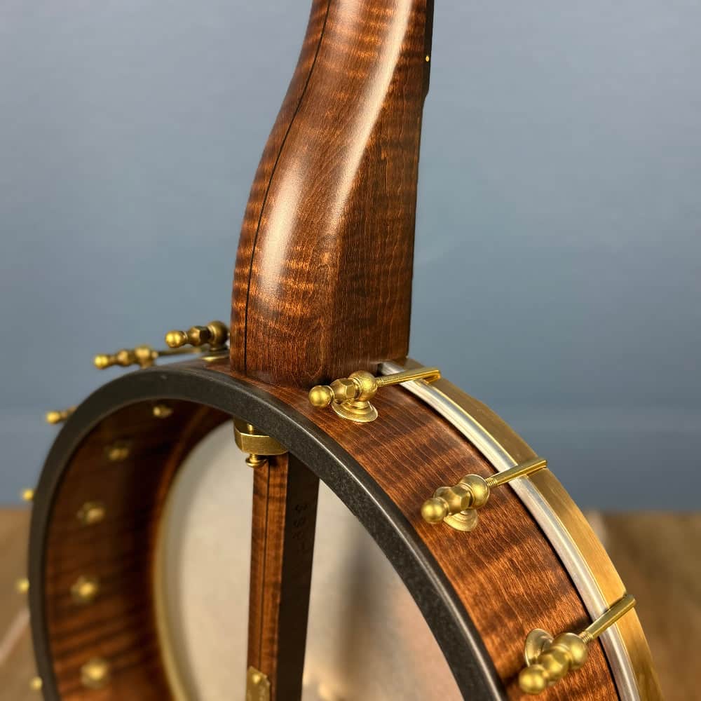 Pisgah Dobson Pro - 12" Curly Maple 5-String Openback S-Scoop Pisgah 5 String Banjos