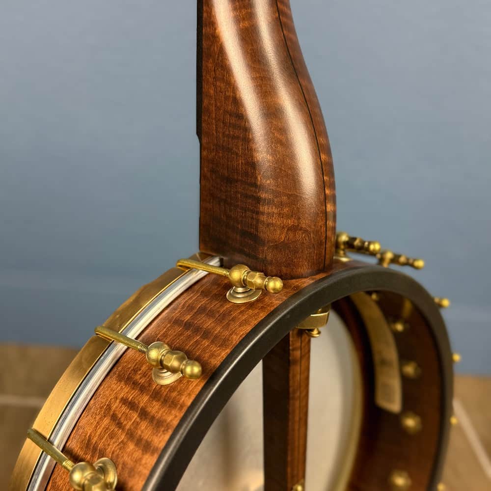 Pisgah Dobson Pro - 12" Curly Maple 5-String Openback S-Scoop Pisgah 5 String Banjos