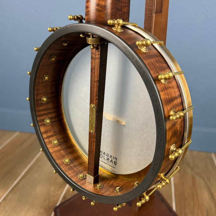 Pisgah Dobson Pro - 12" Curly Maple 5-String Openback S-Scoop Pisgah 5 String Banjos