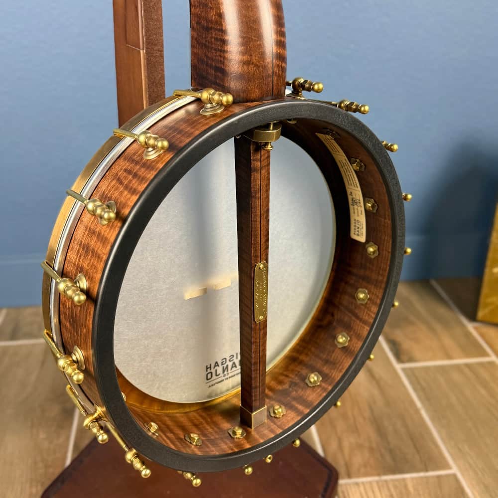 Pisgah Dobson Pro - 12" Curly Maple 5-String Openback S-Scoop Pisgah 5 String Banjos