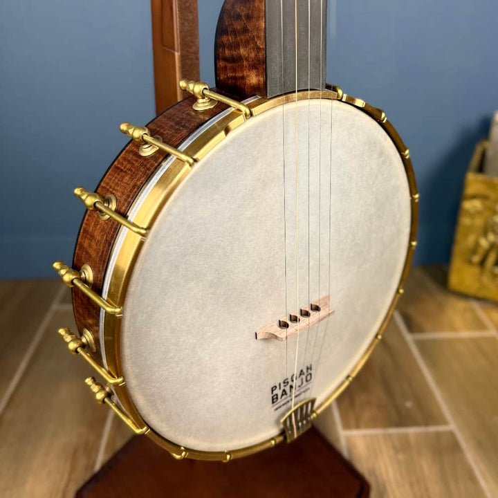 Pisgah Mayple Laydie - 11" Curly Maple 5-String Openback S-Scoop Pisgah 5 String Banjos