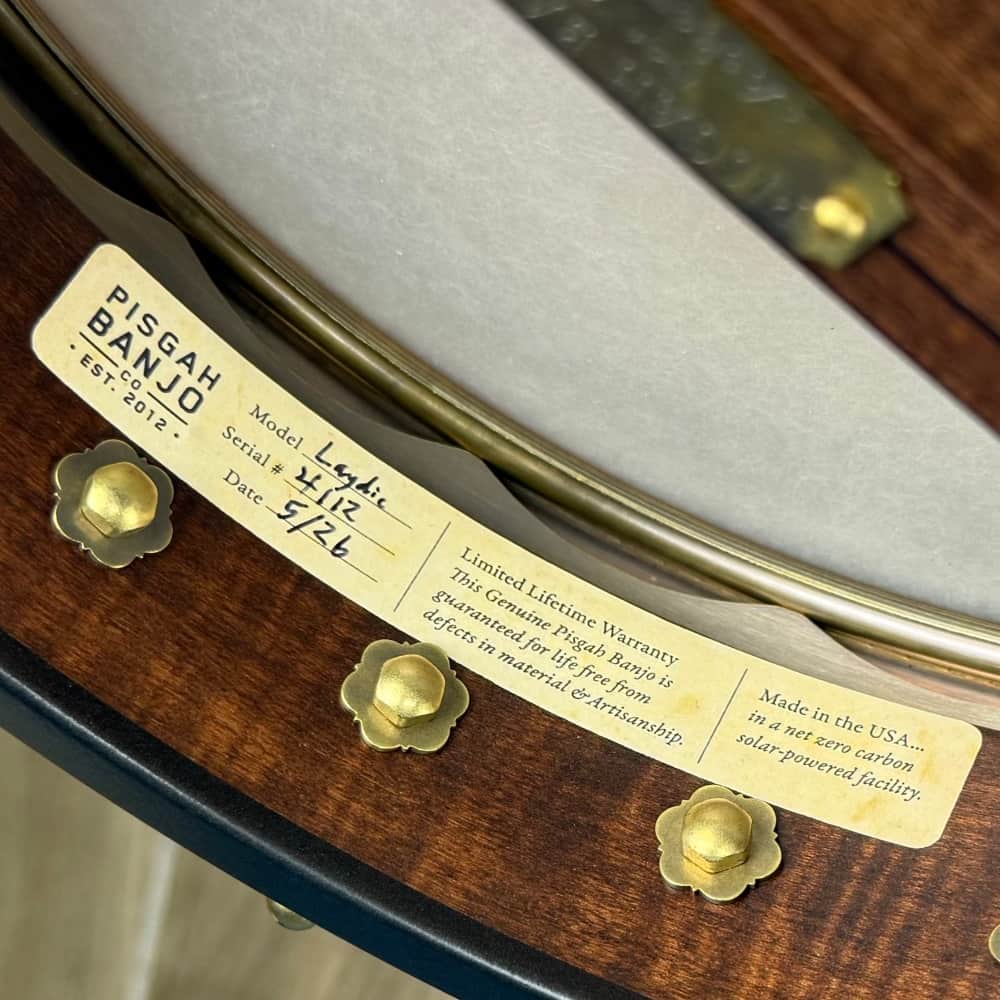 Pisgah Mayple Laydie - 11" Curly Maple 5-String Openback S-Scoop Pisgah 5 String Banjos