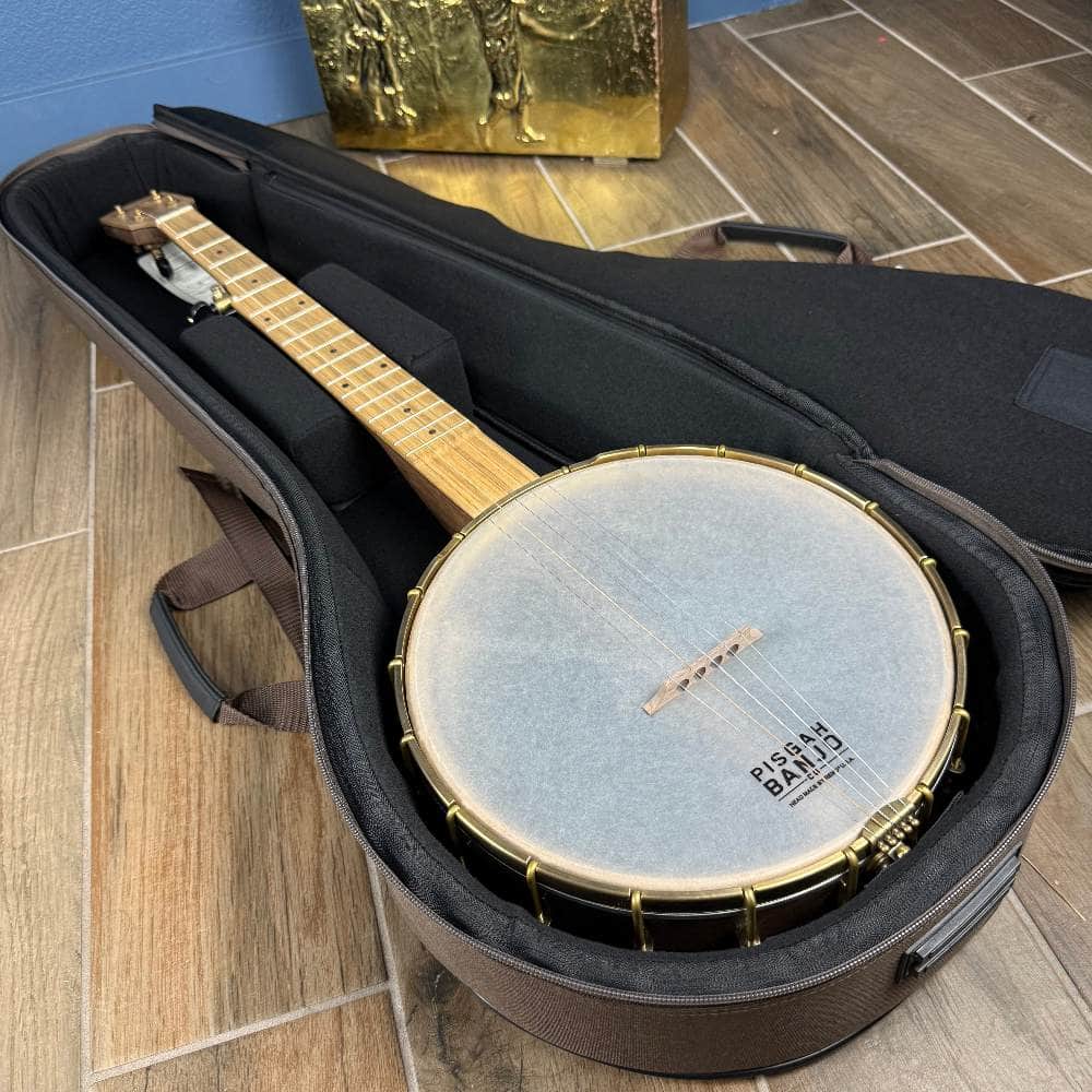Pisgah Possum 11" 5-String Banjo with Persimmon Tone Ring Walnut Rim and Neck, Persimmon Fretboard Pisgah 5 String Banjos