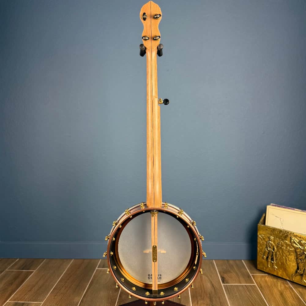 Pisgah Rambler Special 5-String Banjo Cherry Neck with Copper Spun 12" Pot Short Scale Pisgah 5 String Banjos Right Handed