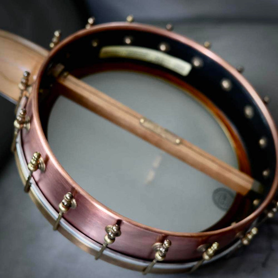 Pisgah Rambler Special 5-String Banjo Cherry Neck with Copper Spun 12 ...