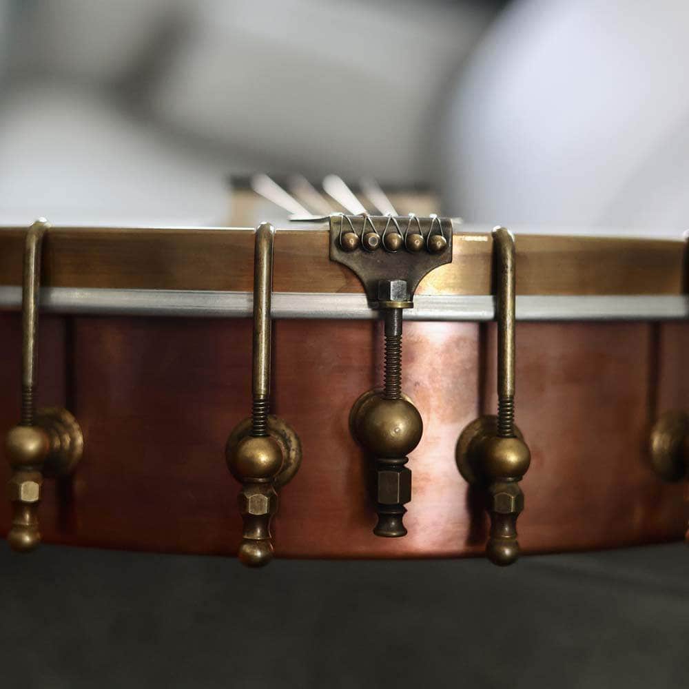 Pisgah Rambler Special 5-String Banjo Cherry Neck with Copper Spun 12" Pot Short Scale Pisgah 5 String Banjos Right Handed