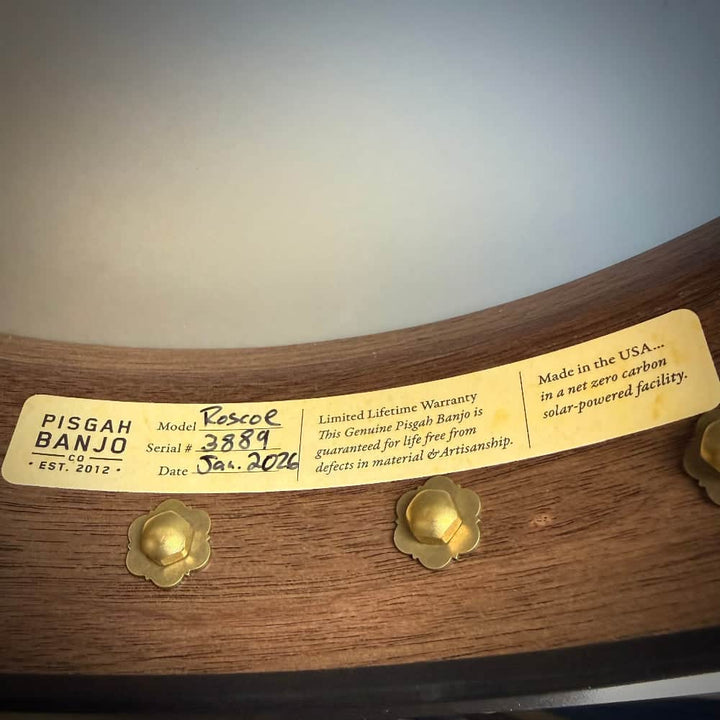 Pisgah Roscoe 5-String Banjo Pisgah 5 String Banjos