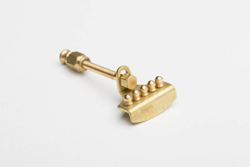 Pisgah Traditional Banjo Tailpiece Pisgah Banjo Part Raw Brass