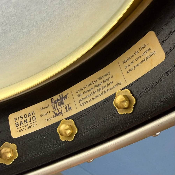 Pisgah Walnut Rambler Dobson 5-String Banjo with 12" Pisgah 5 String Banjos