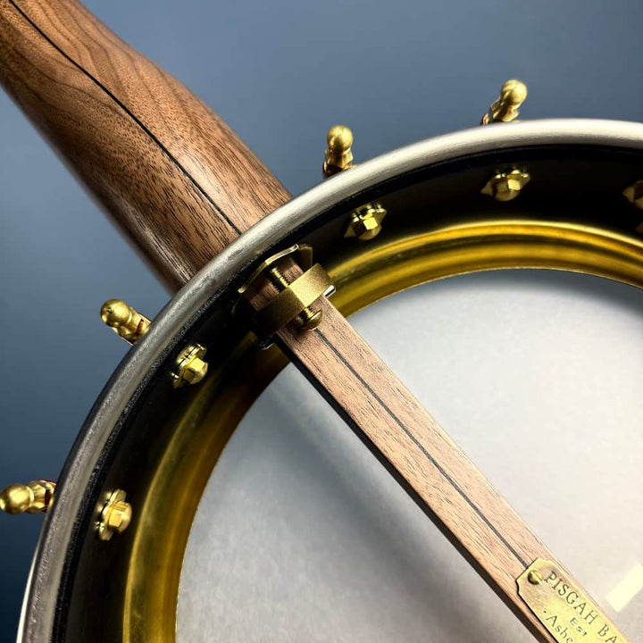 Pisgah Walnut Rambler Dobson 5-String Banjo with 12" Pot - Short Scale Pisgah 5 String Banjos