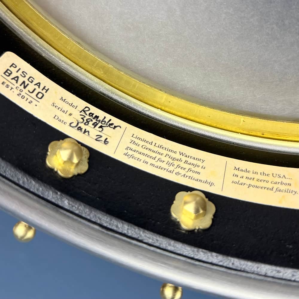 Pisgah Walnut Rambler Dobson 5-String Banjo with 12" Pot - Short Scale Pisgah 5 String Banjos