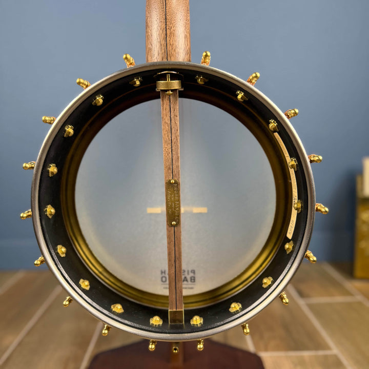 Pisgah Walnut Rambler Dobson 5-String Banjo with 12" Pot - Short Scale Pisgah 5 String Banjos