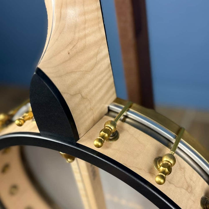 Pisgah Whyte Laydie - 12" Curly Maple 5-String Openback S-Scoop Pisgah 5 String Banjos