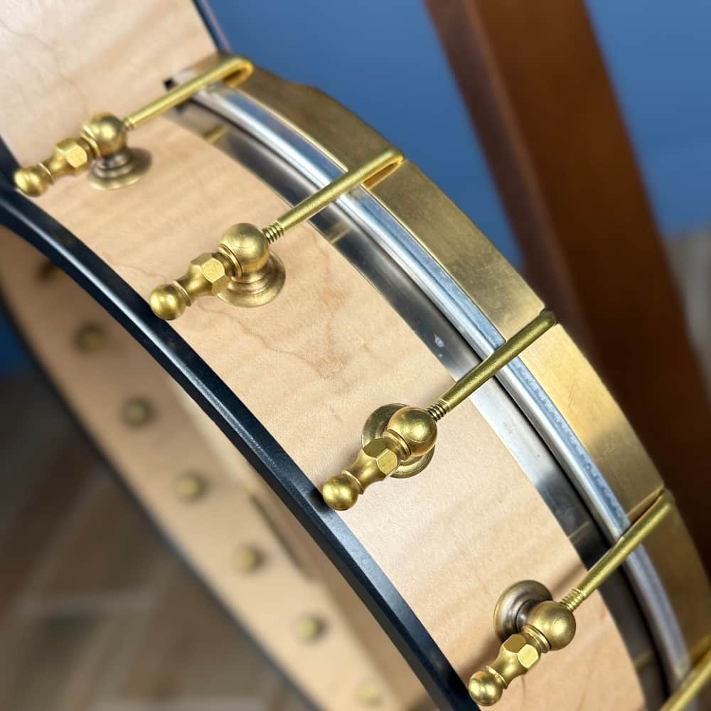 Pisgah Whyte Laydie - 12" Curly Maple 5-String Openback S-Scoop Pisgah 5 String Banjos