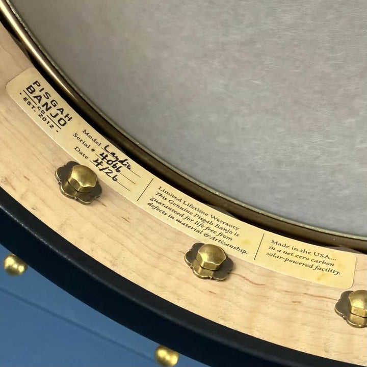 Pisgah Whyte Laydie - 12" Curly Maple 5-String Openback S-Scoop Pisgah 5 String Banjos