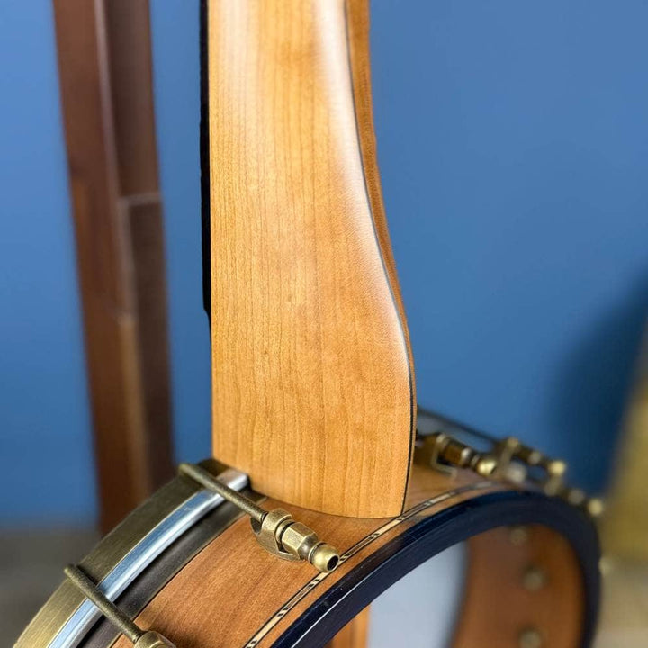 Rickard 11" Cherry Little Wonder Banjo with Antiqued Brass Hardware #1855 Rickard 5 String Banjos