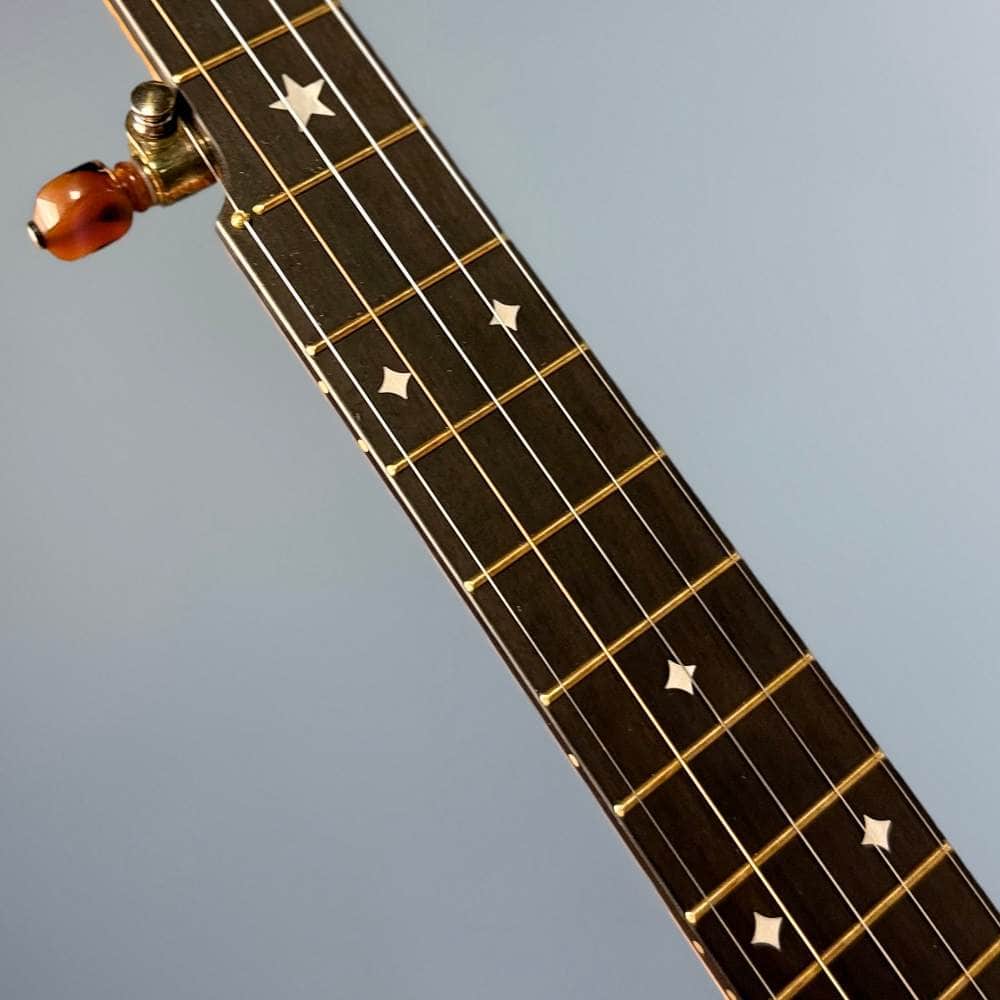 Rickard 11" Cherry Little Wonder Banjo with Antiqued Brass Hardware #1855 Rickard 5 String Banjos