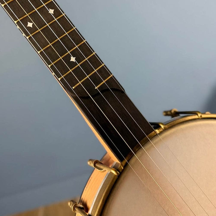 Rickard 11" Cherry Little Wonder Banjo with Antiqued Brass Hardware #1855 Rickard 5 String Banjos