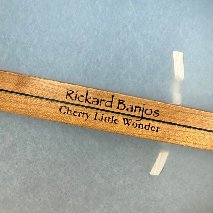 Rickard 11" Cherry Little Wonder Banjo with Antiqued Brass Hardware #1855 Rickard 5 String Banjos