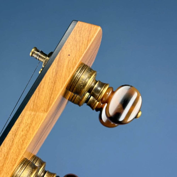 Rickard 11" Cherry Little Wonder Banjo with Antiqued Brass Hardware #1855 Rickard 5 String Banjos