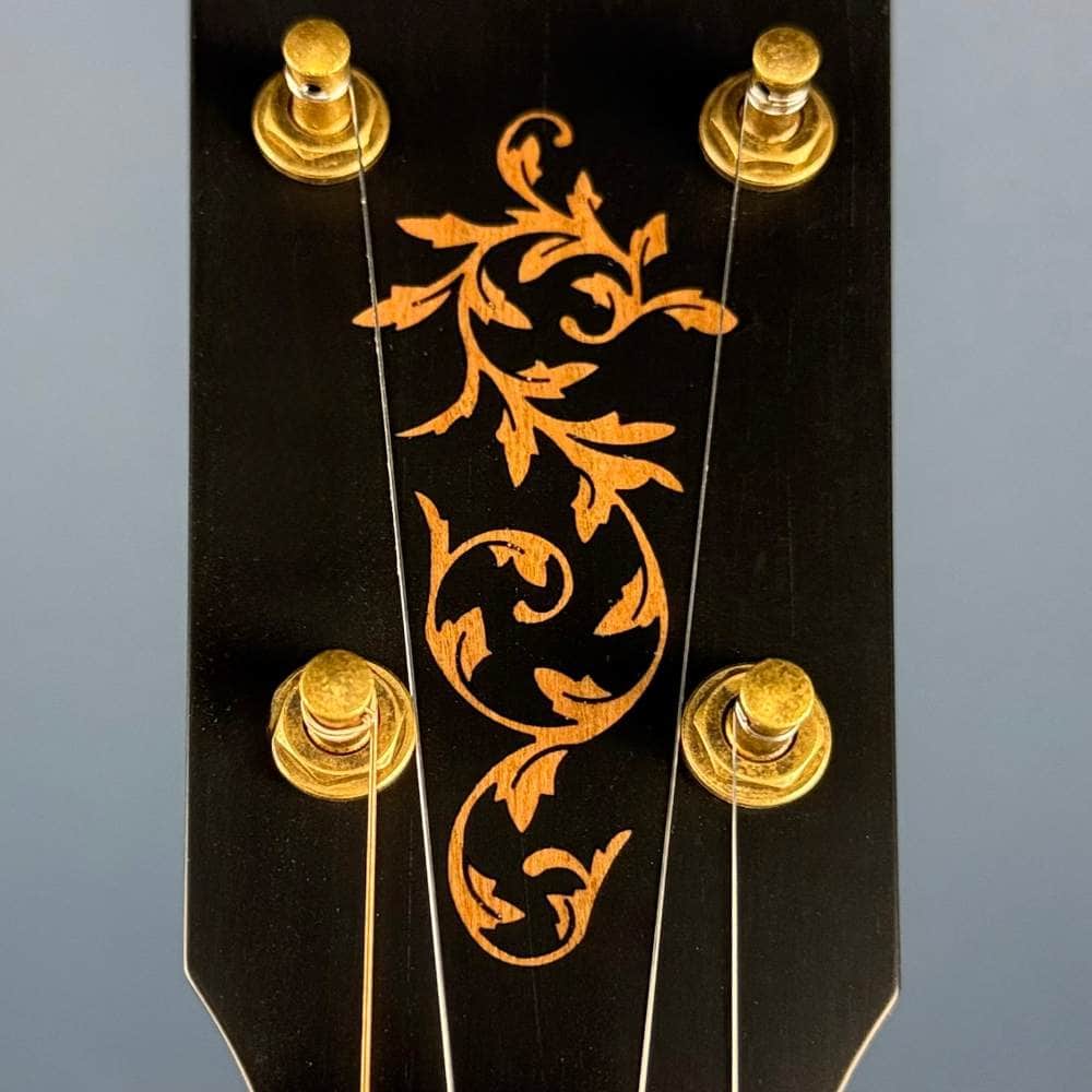 Rickard 11" Cherry Little Wonder Banjo with Antiqued Brass Hardware #1855 Rickard 5 String Banjos