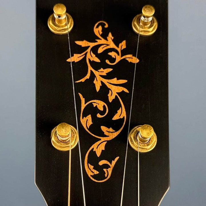 Rickard 11" Cherry Little Wonder Banjo with Antiqued Brass Hardware #1855 Rickard 5 String Banjos