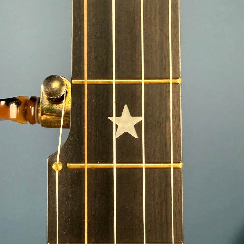 Rickard 11" Cherry Little Wonder Banjo with Antiqued Brass Hardware #1855 Rickard 5 String Banjos