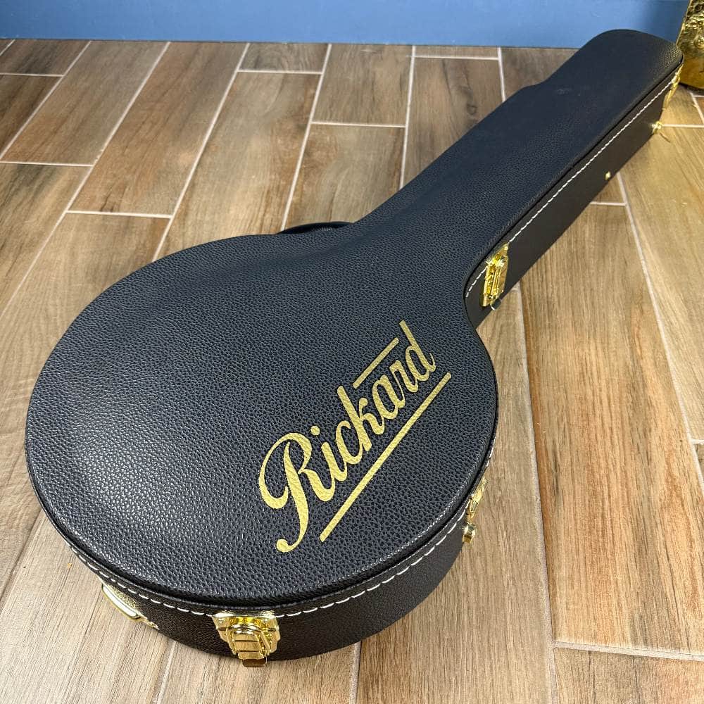 Rickard 11" Cherry Little Wonder Banjo with Antiqued Brass Hardware #1855 Rickard 5 String Banjos