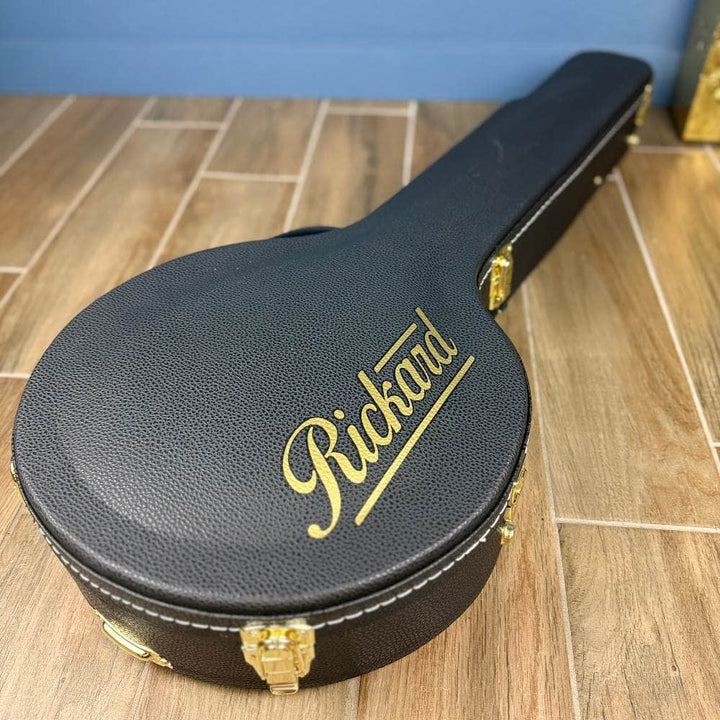 Rickard 11" Cherry Little Wonder Banjo with Antiqued Brass Hardware #1905 Rickard 5 String Banjos
