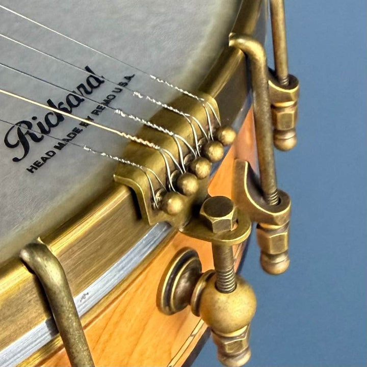 Rickard 11" Cherry Little Wonder Banjo with Antiqued Brass Hardware #1905 Rickard 5 String Banjos