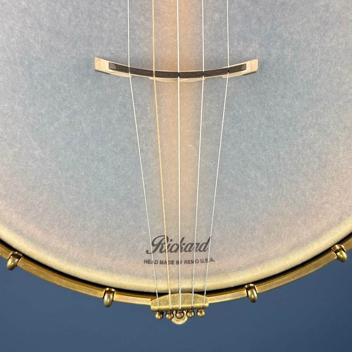 Rickard 11" Cherry Little Wonder Banjo with Antiqued Brass Hardware #1905 Rickard 5 String Banjos